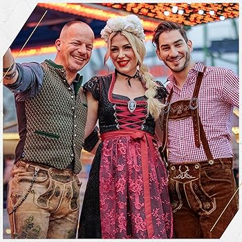 Amazon | BAVARIA TRACHTEN Lederhosen メンズ - 本革本物の